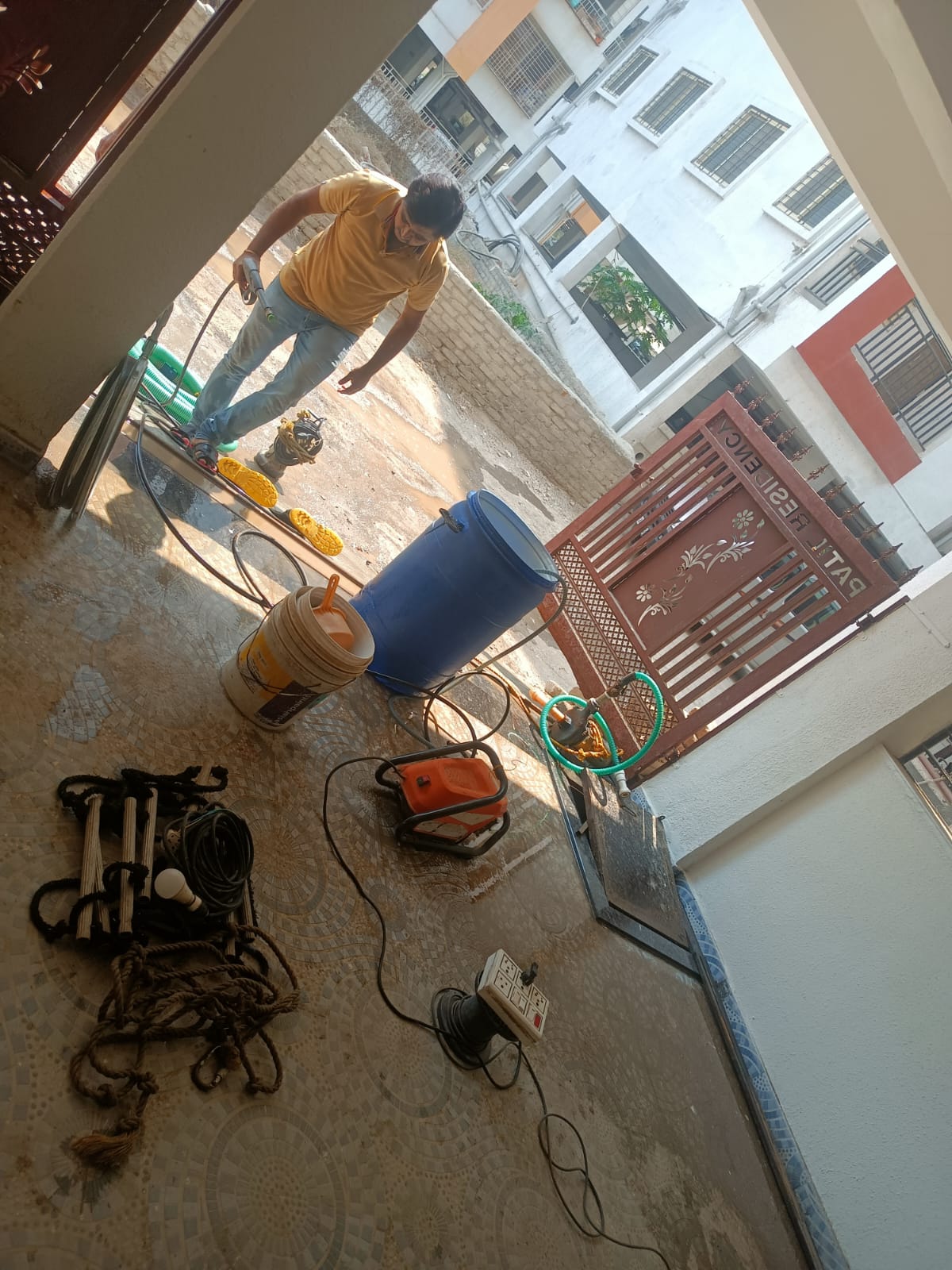 Patil Residency tank cleaning