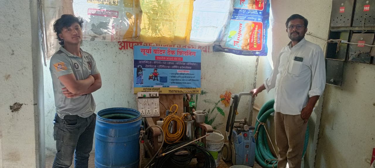 Surya Water Tank Cleaning team